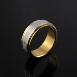 Anillo De Cruz De Titanio