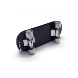 Collar Con Colgante De Cruz De Monopatín De Titanio Puro Para Hombre