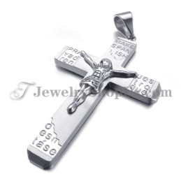 Hermoso Colgante De Titanio Con La Cruz De Jesús
