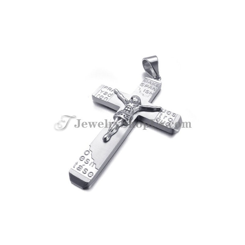 Hermoso Colgante De Titanio Con La Cruz De Jesús Hermoso Colgante De Titanio Con La Cruz De Jesús