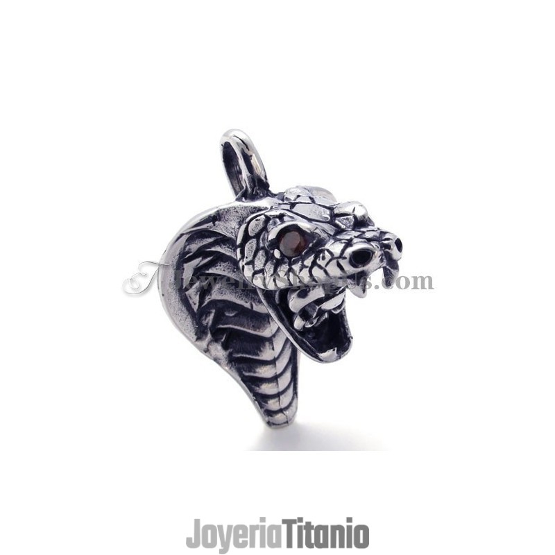 Colgante De Cobra De Moda Con Circonitas