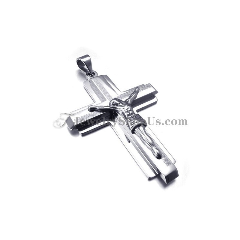 Colgante De Cruz De Jesús De Titanio De Moda Colgante De Cruz De Jesús De Titanio De Moda