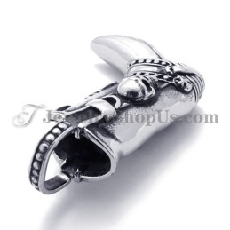 Colgante De Titanio Con Forma De Bota De Moda