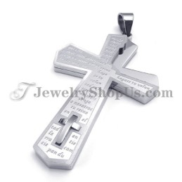Colgante De Cruz De Titanio Con Cruz De Moda