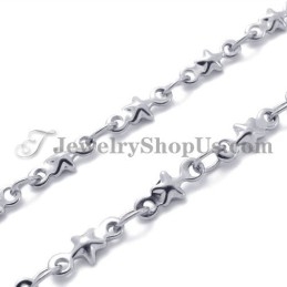 Precioso Collar De Estrellas De Titanio