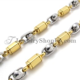 Elegante Collar De Titanio Para Hombre