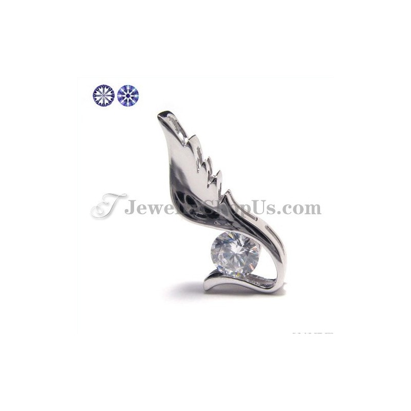 Colgante De Circonita En Plata 925 (Platino Galvanizado) Con Cadena Gratis Colgante De Circonita En Plata 925 (Platino Galvanizado) Con Cadena Gratis