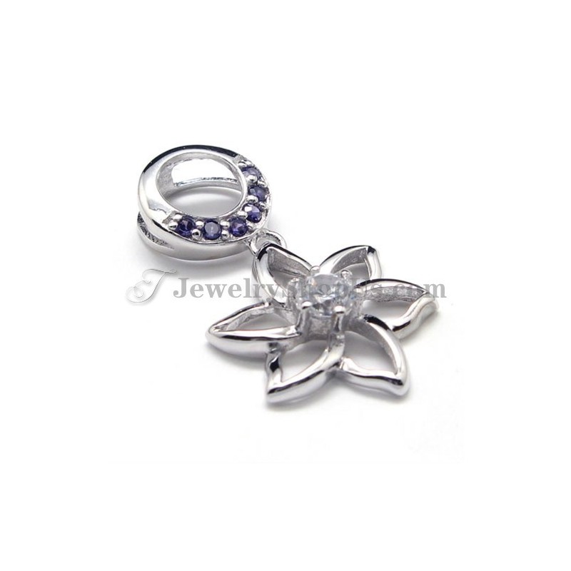Colgante De Plata 925 Con Circonitas (Platino Galvanizado) Con Cadena Gratis Colgante De Plata 925 Con Circonitas (Platino Galvanizado) Con Cadena Gratis
