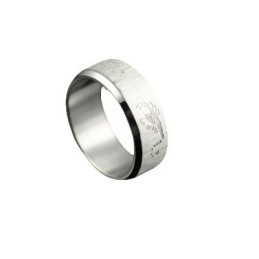 Anillo De Titanio Para Hombre Scorpion