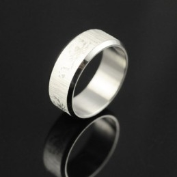 Anillo De Titanio Para Hombre Scorpion