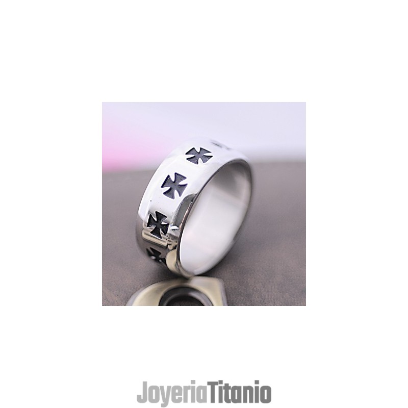 Anillo De Titanio Para Hombre