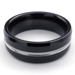 Anillo De Tungsteno De Calidad Confiable, Colores Delicados Y Tecnología Sofisticada