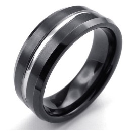 Anillo De Tungsteno De Calidad Confiable, Colores Delicados Y Tecnología Sofisticada
