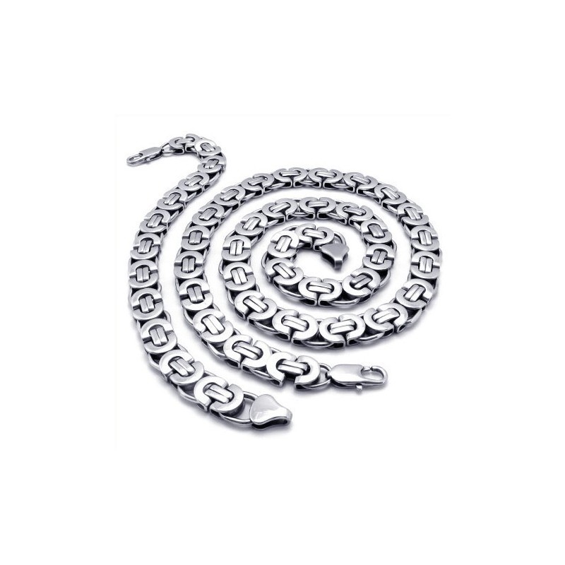 Tecnología Sofisticada, Brillo De Color, Excelente Calidad, Conjunto De Joyas De Titanio Que Incluye Collar Y Pulsera.