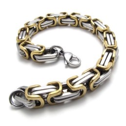Conjunto De Joyería De Titanio De Calidad Estable Con Brillo De Color Finamente Procesado Que Incluye Collar Y Pulsera.