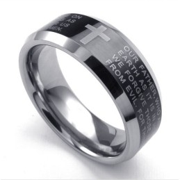 Anillo De Tungsteno De Excelente Calidad, Con Un Brillo De Color Excepcional Y Una Fabricación Experta.