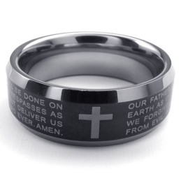 Anillo De Tungsteno De Excelente Calidad, Con Un Brillo De Color Excepcional Y Una Fabricación Experta.