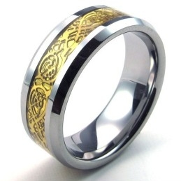 Anillo De Tungsteno De Calidad Estable, Bonito Y Colorido, Finamente Procesado