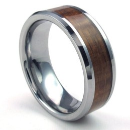 Anillo De Tungsteno De Calidad Confiable Y Colores Delicados De Construcción Racional