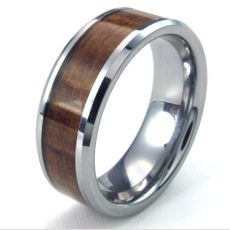 Anillo De Tungsteno De Calidad Confiable Y Colores Delicados De Construcción Racional