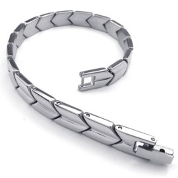 Pulsera De Titanio De Excelente Calidad Con Un Diseño Hábil Y Un Brillo De Color
