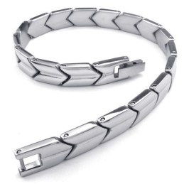 Pulsera De Titanio De Excelente Calidad Con Un Diseño Hábil Y Un Brillo De Color