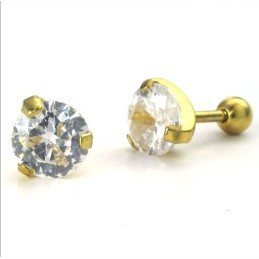 Tecnología Sofisticada, Hermosos Colores, Aretes De Titanio De Alta Calidad.