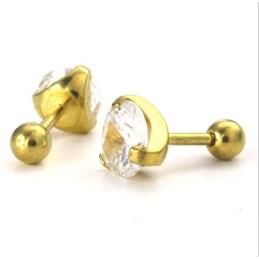 Tecnología Sofisticada, Hermosos Colores, Aretes De Titanio De Alta Calidad.