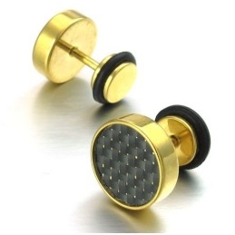 Pendientes De Titanio De Alta Calidad Con Brillo De Color Deft Design