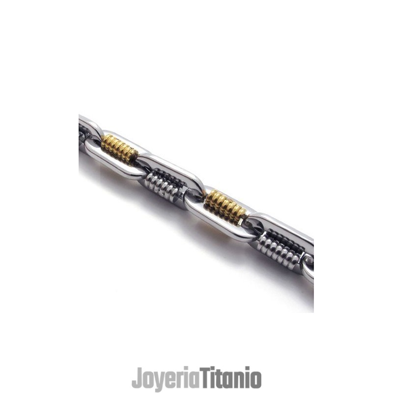 Pulsera De Titanio De Alta Calidad Con Brillo De Color Y Diseño Hábil