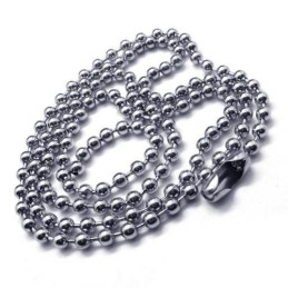 Collar Con Colgante De Robot De Titanio Puro Y Plata Para Hombre (Nuevo)