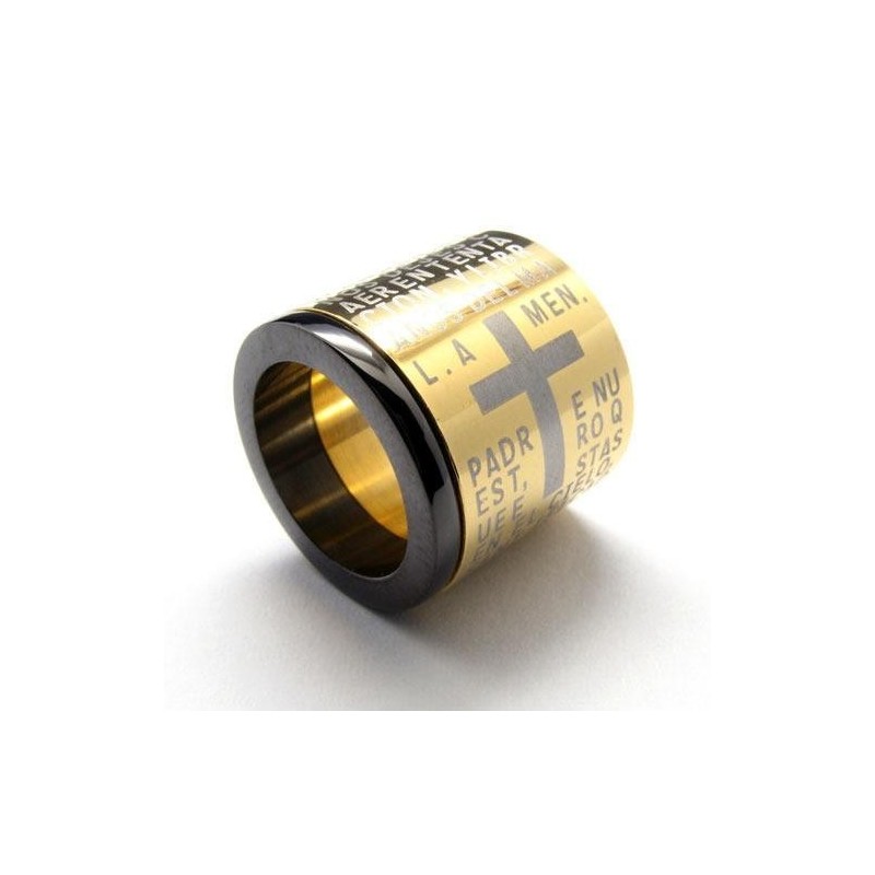 Collar Con Colgante De Cruz De Titanio Puro Para Hombre (Nuevo)