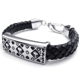 Brazalete De Cuero De Titanio De Calidad Confiable Con Colores Delicados Y Diseño Hábil