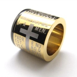 Collar Con Colgante De Cruz De Titanio Puro Para Hombre (Nuevo)