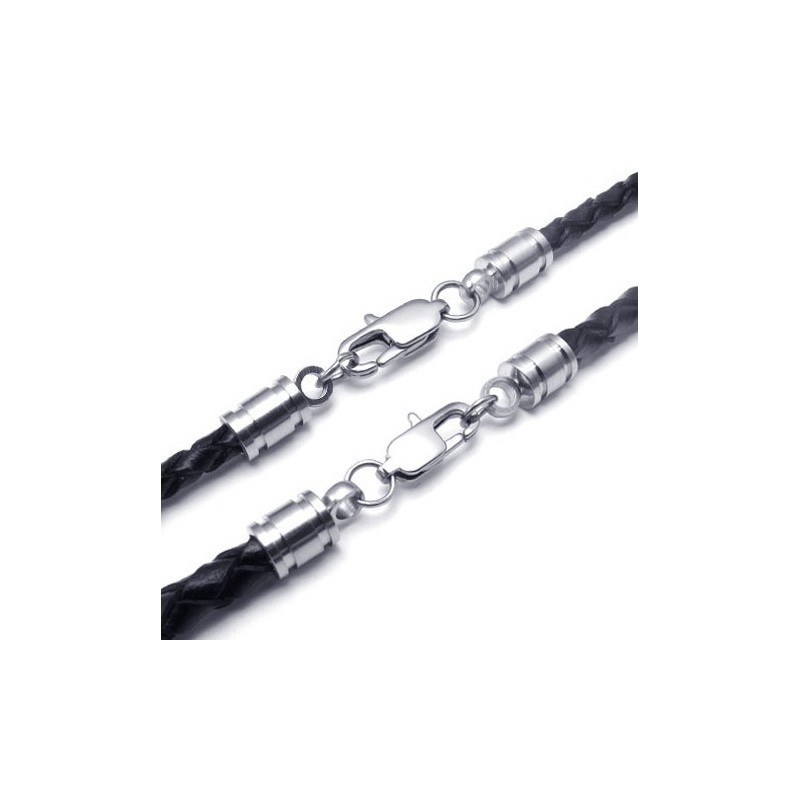Collar De Cuero De Titanio De Calidad Confiable Con Colores Delicados Y Diseño Profesional.