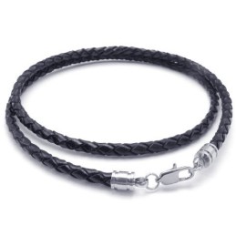 Collar De Cuero De Titanio De Calidad Confiable Con Colores Delicados Y Diseño Profesional.