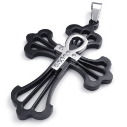 Colgante De Cruz De Titanio De Calidad Confiable Con Colores Delicados Y Diseño Hábil