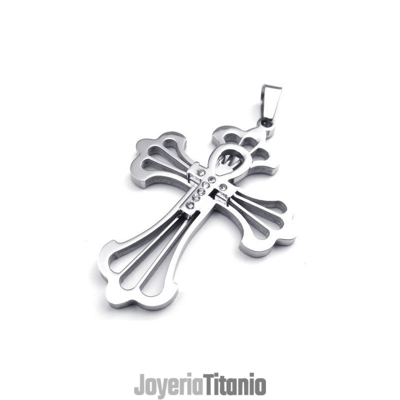 Colgante De Cruz De Titanio De Calidad Superior Con Un Brillo De Color Finamente Procesado Colgante De Cruz De Titanio De Calidad Superior Con Un Brillo De Color Finamente Procesado