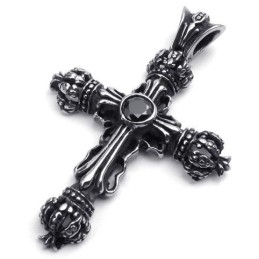 Colgante De Cruz De Titanio De La Reina De La Calidad, Diseño Profesional, Colores Delicados