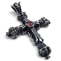 Colgante De Cruz De Titanio De Calidad Superior Con Brillo De Color De Última Tecnología