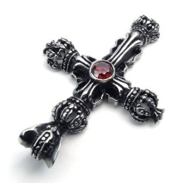 Colgante De Cruz De Titanio De Calidad Superior Con Brillo De Color De Última Tecnología