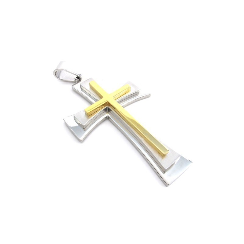 Colgante De Cruz De Titanio Con Un Diseño Atractivo, Colores Brillantes Y Una Reputación Confiable.