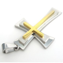 Colgante De Cruz De Titanio Con Un Diseño Atractivo, Colores Brillantes Y Una Reputación Confiable.