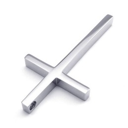 Colgante De Cruz De Titanio De Renombre Mundial Con Un Brillo De Color Finamente Procesado