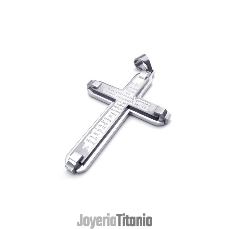 Colgante De Cruz De Titanio De Renombre Mundial Con Tecnología Sofisticada Y Brillo De Color
