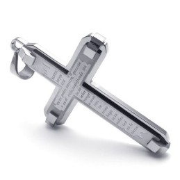 Colgante De Cruz De Titanio De Renombre Mundial Con Tecnología Sofisticada Y Brillo De Color