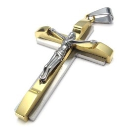 Tecnología Sofisticada, Brillo De Color Para Tener Una Larga Historia, Colgante De Cruz De Titanio