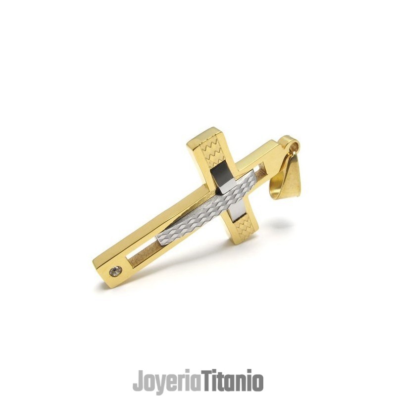 Colgante De Cruz De Titanio Con Un Diseño Atractivo Y Colores Brillantes Que Recibe Elogios De Los Clientes.