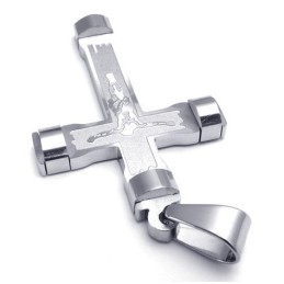 Colgante De Cruz De Titanio Con Un Brillo De Color Finamente Procesado Que Se Vende Bien En Todo El Mundo