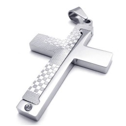 Colgante De Cruz De Titanio Con Diseño Profesional Y Colores Brillantes Que Le Otorgan Una Larga Reputación.